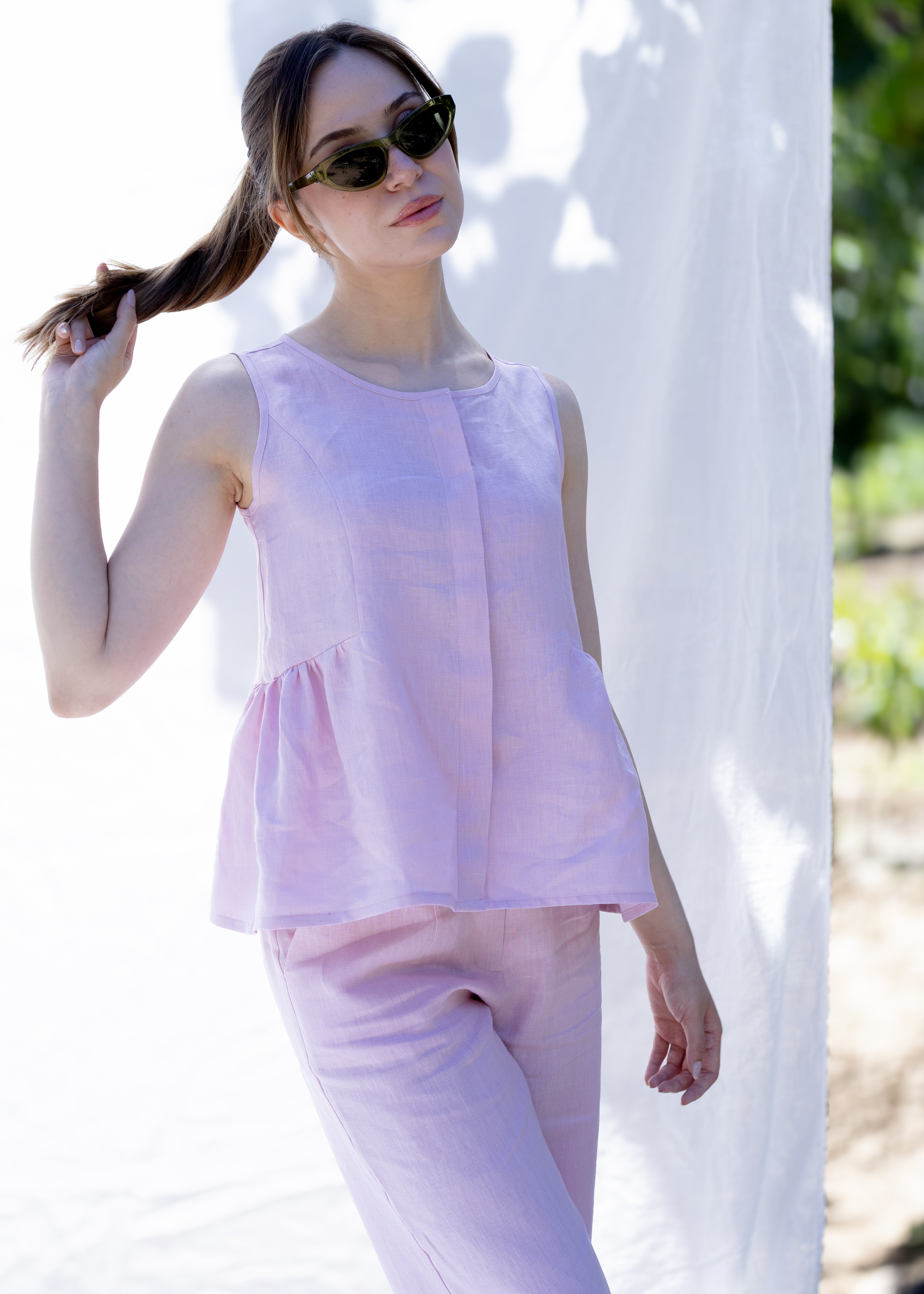 IRIS KETEN BLUZ
