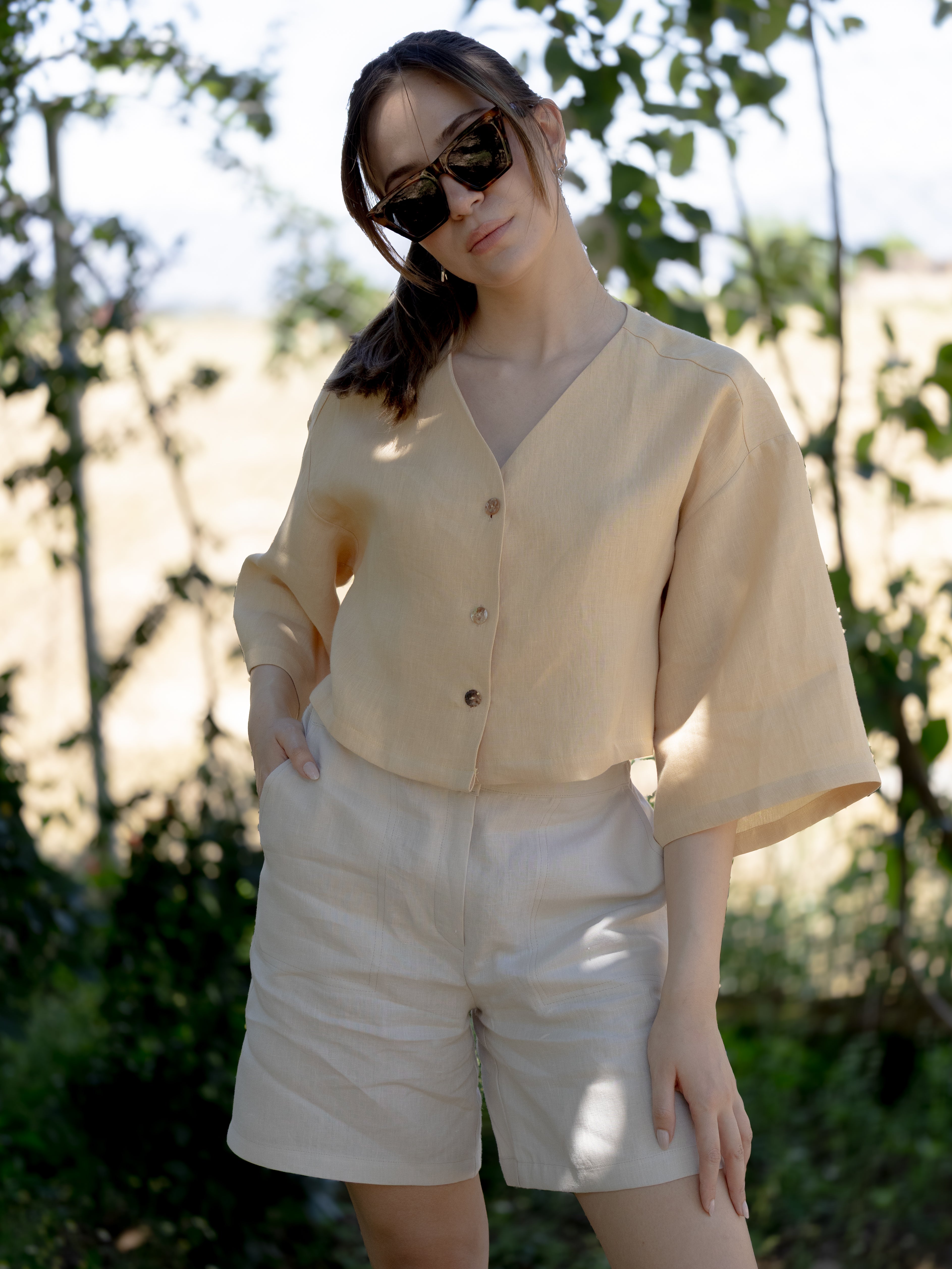 SOLEA KETEN BLUZ