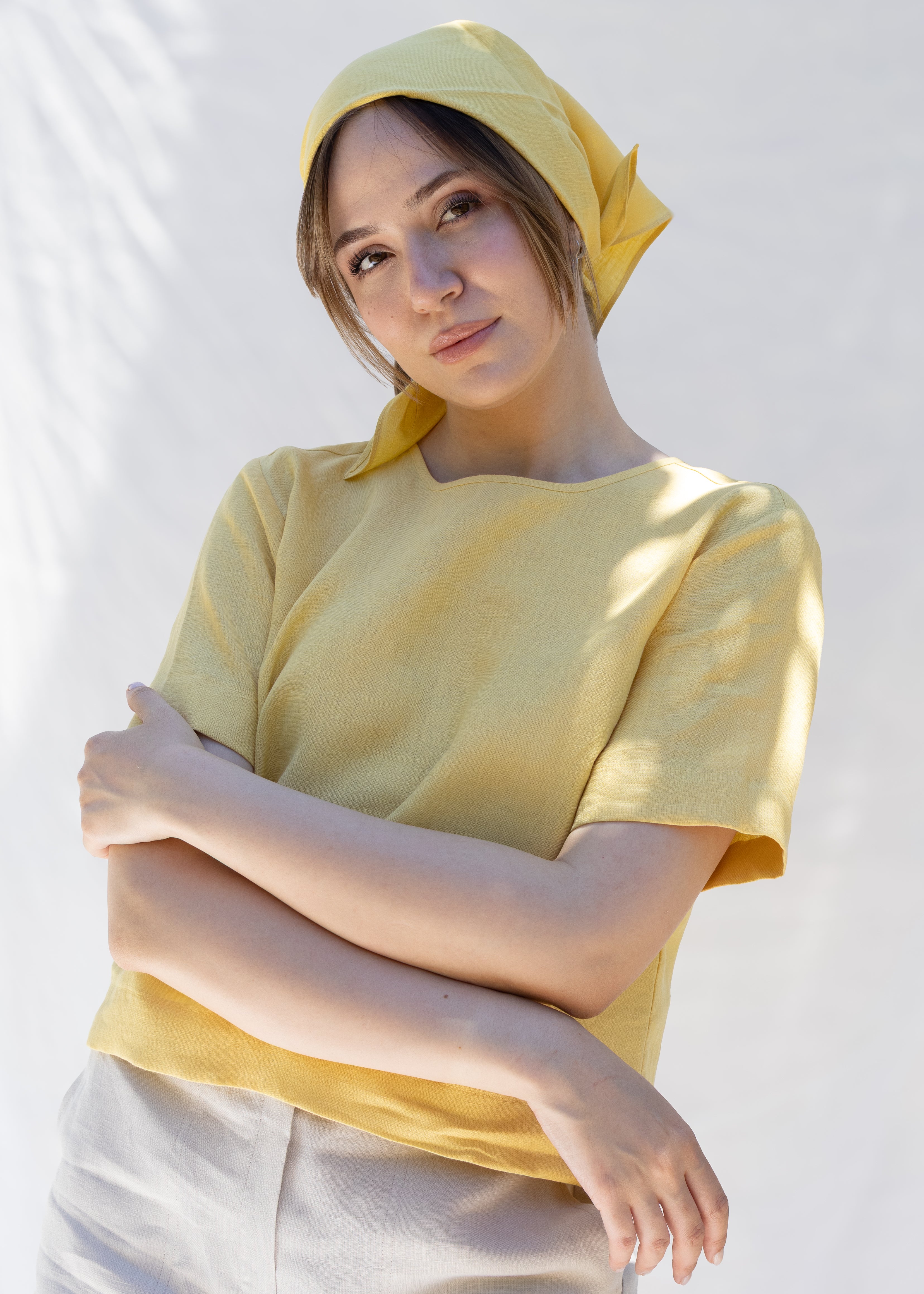 SCARLET KETEN FULAR