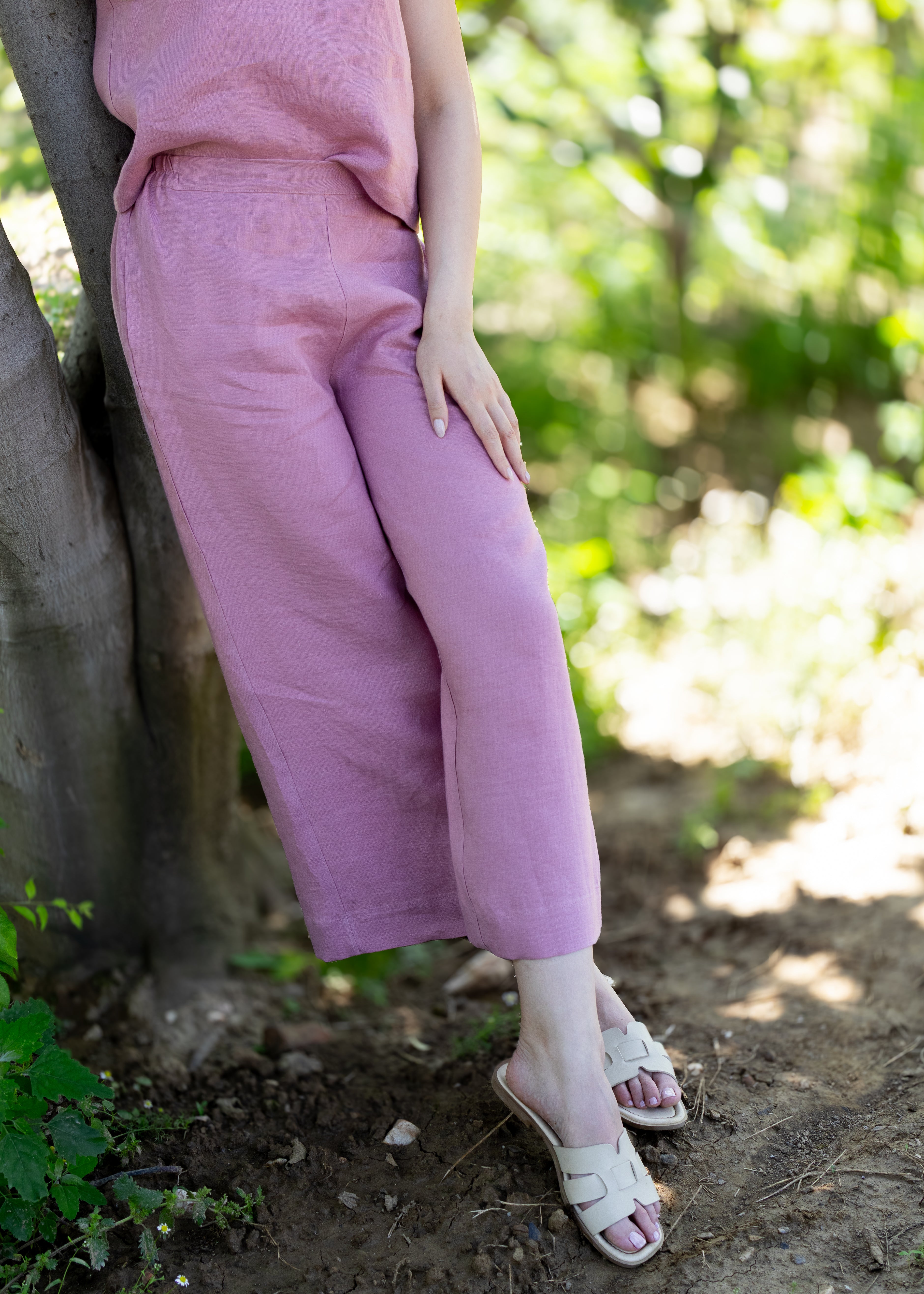 ROSIE KETEN PANTOLON