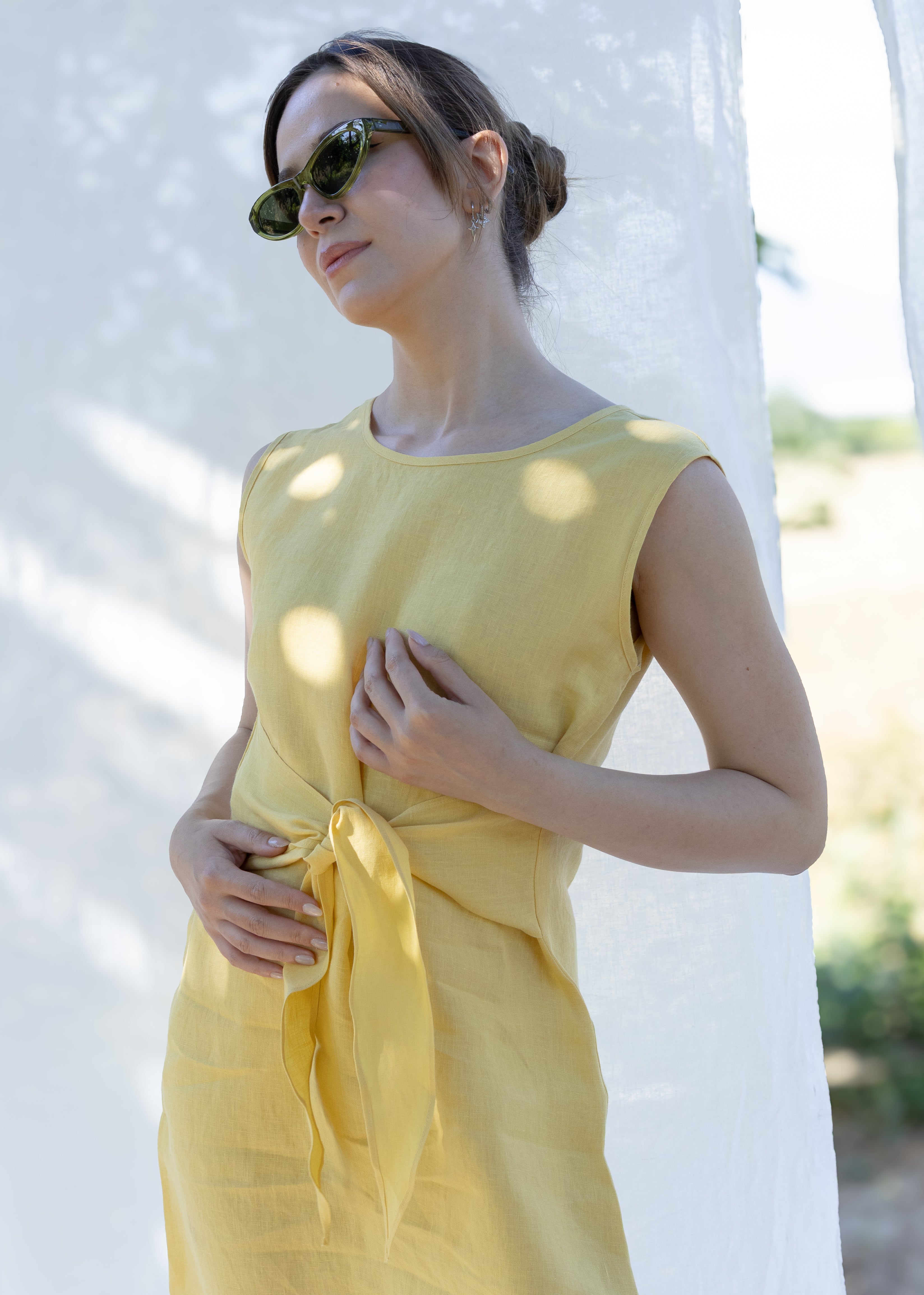 DALIA KETEN ELBISE
