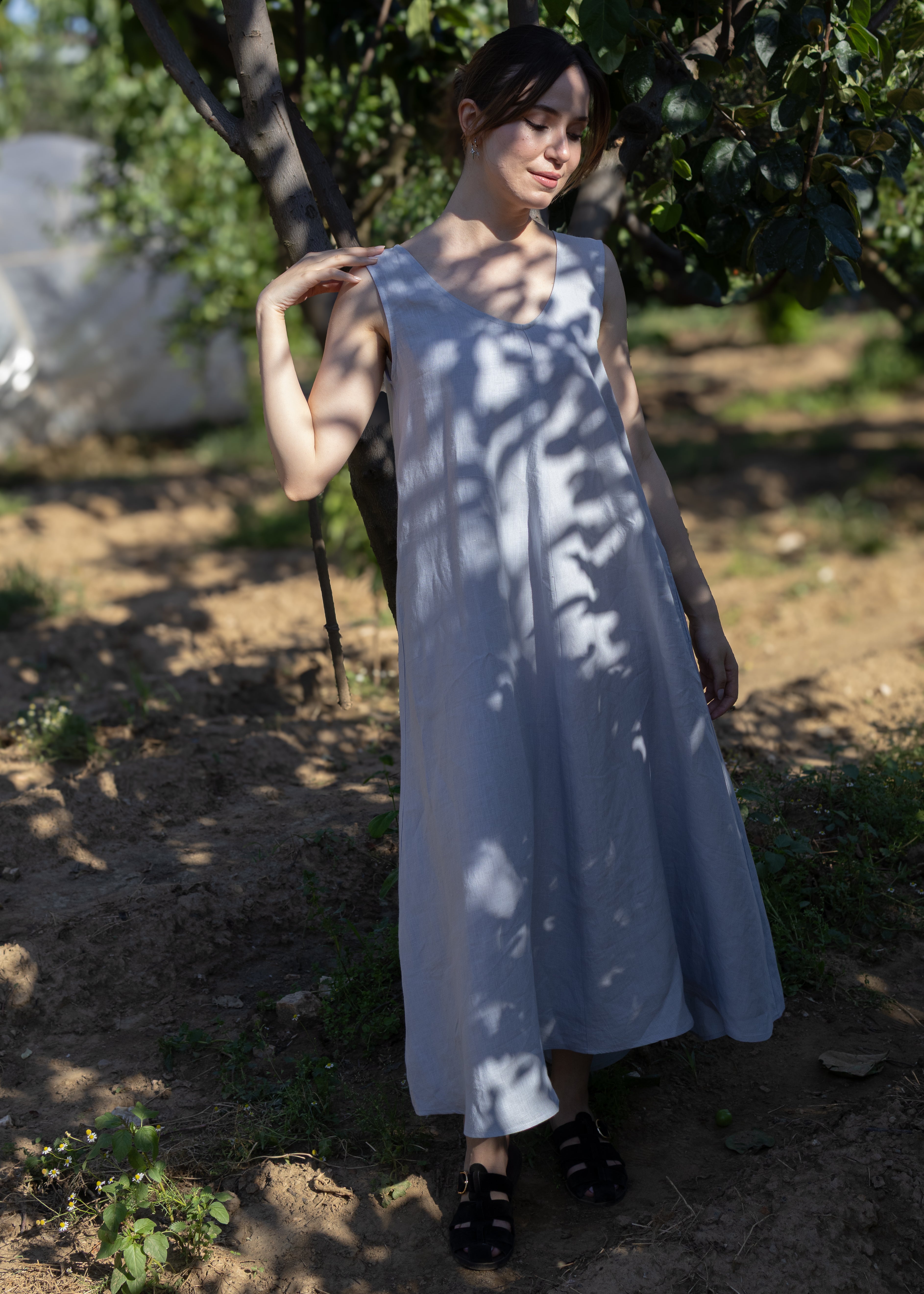 GAIA KETEN ELBISE