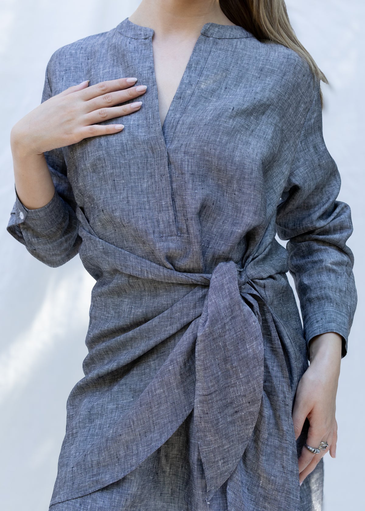 NERA KETEN ELBİSE