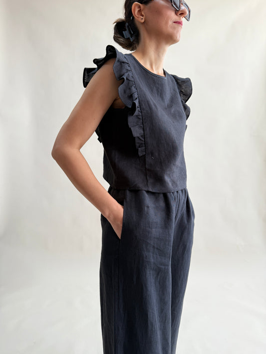 FIRFIR KOL VOLANLI BLUZ