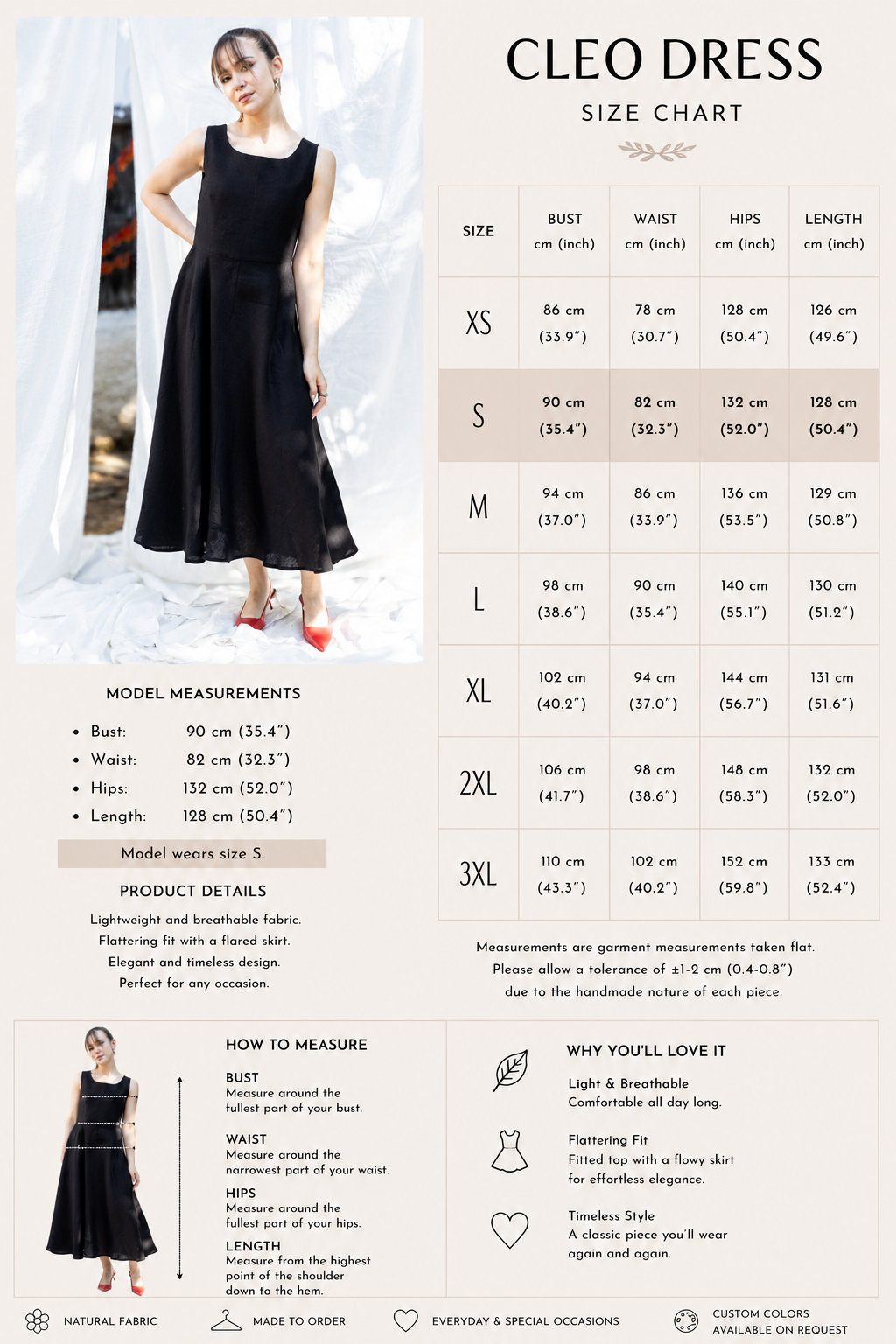 CLEO KETEN ELBİSE