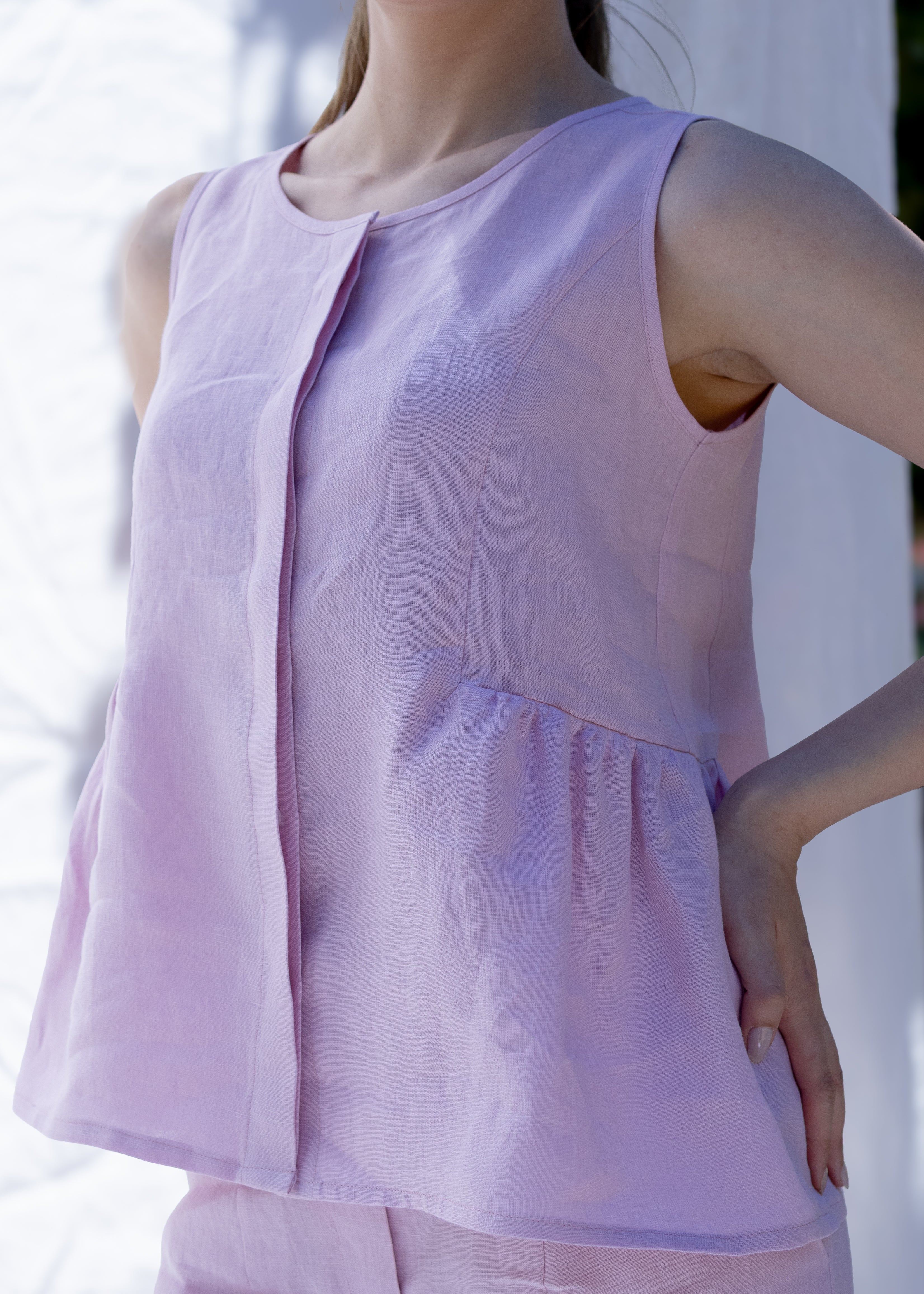 IRIS KETEN BLUZ
