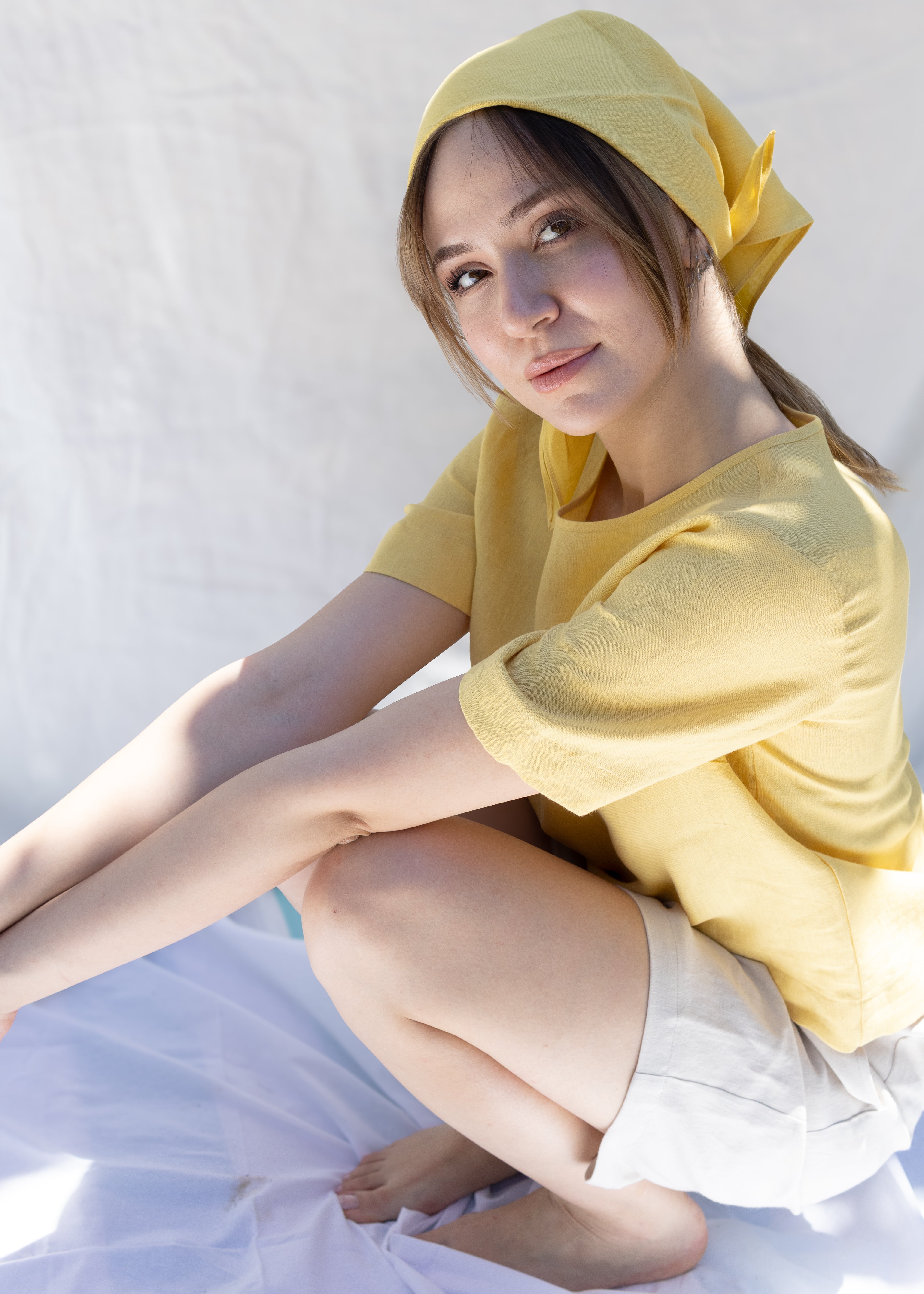 SCARLET KETEN FULAR