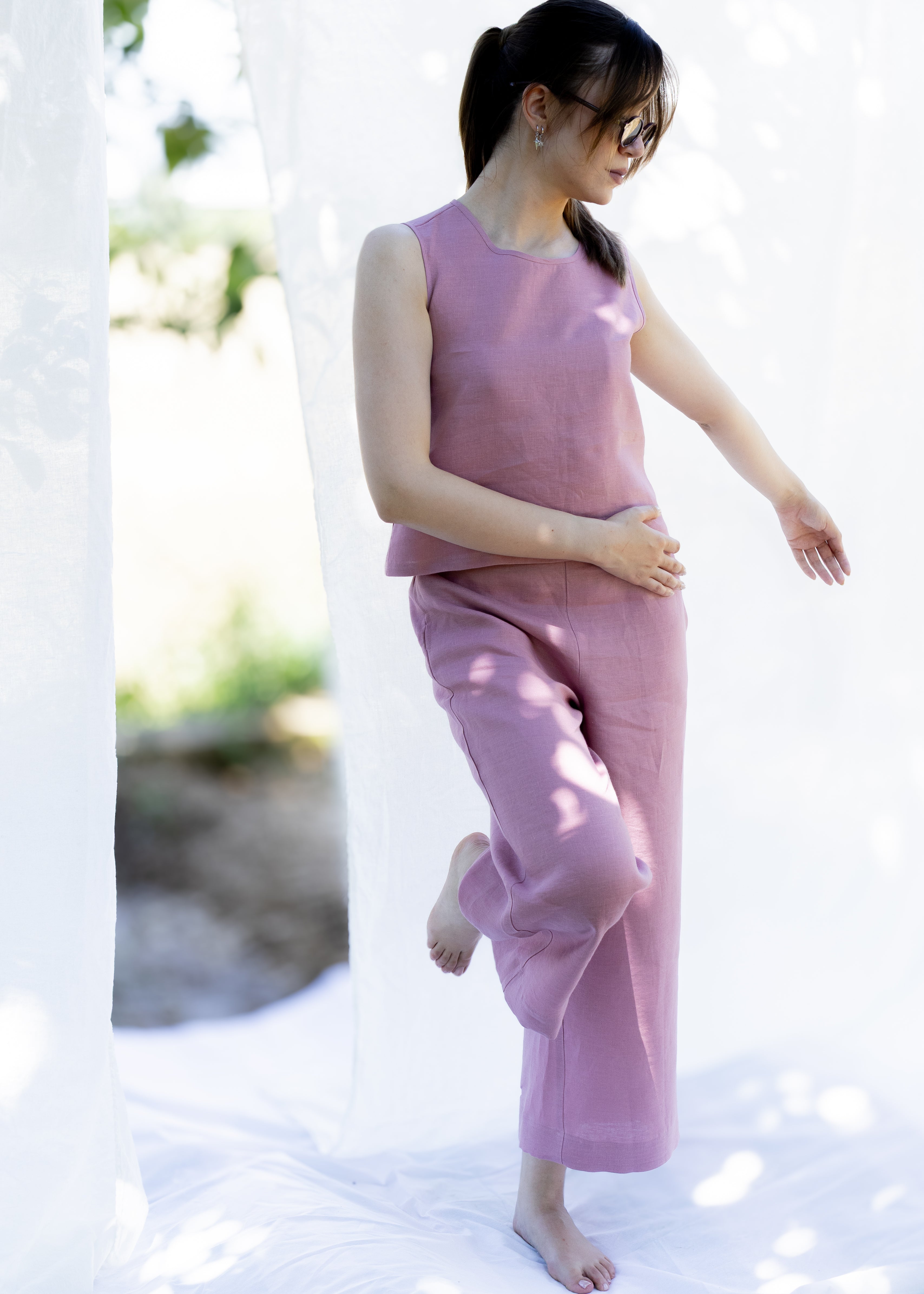 ROSIE KETEN PANTOLON