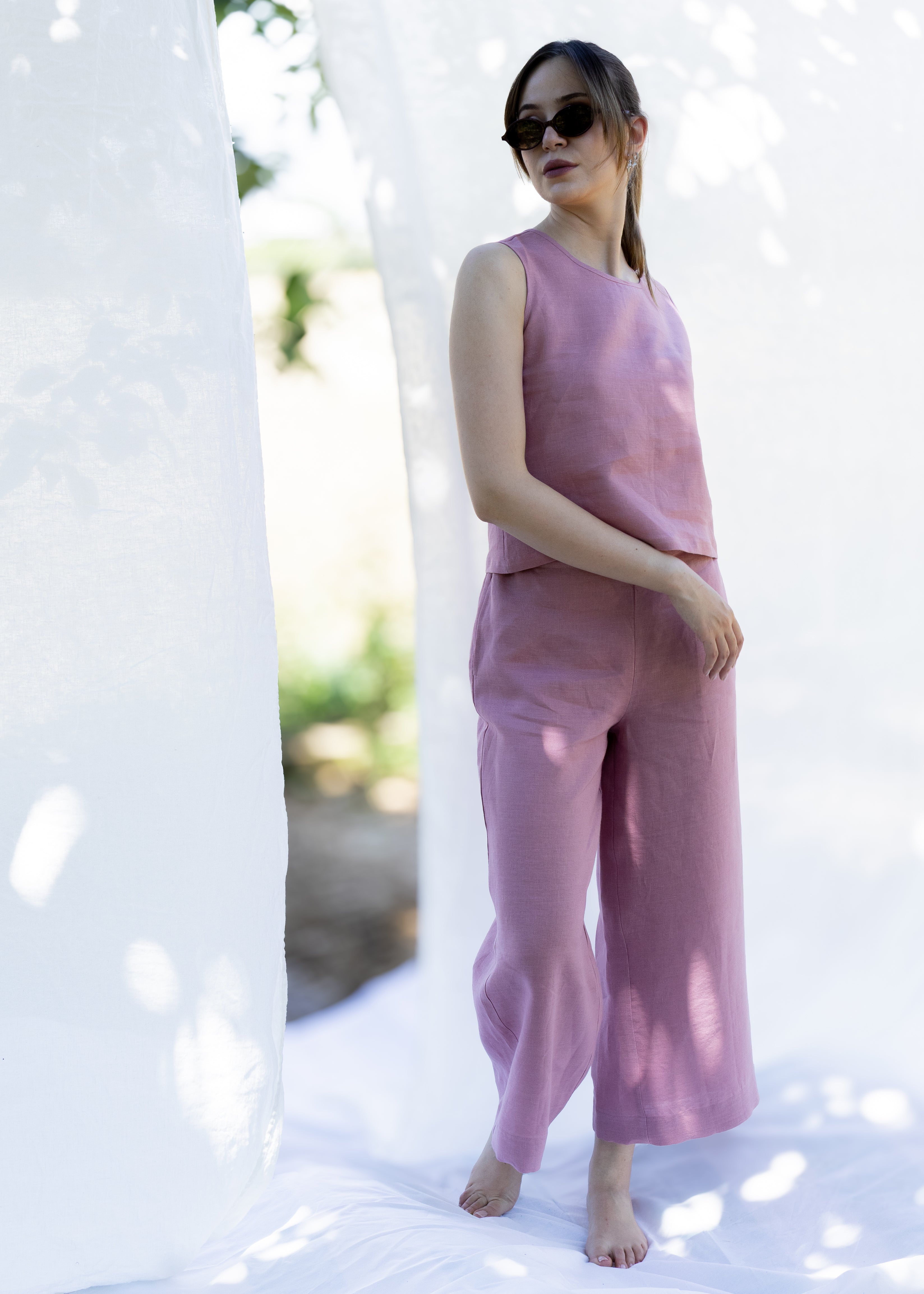ROSIE KETEN PANTOLON