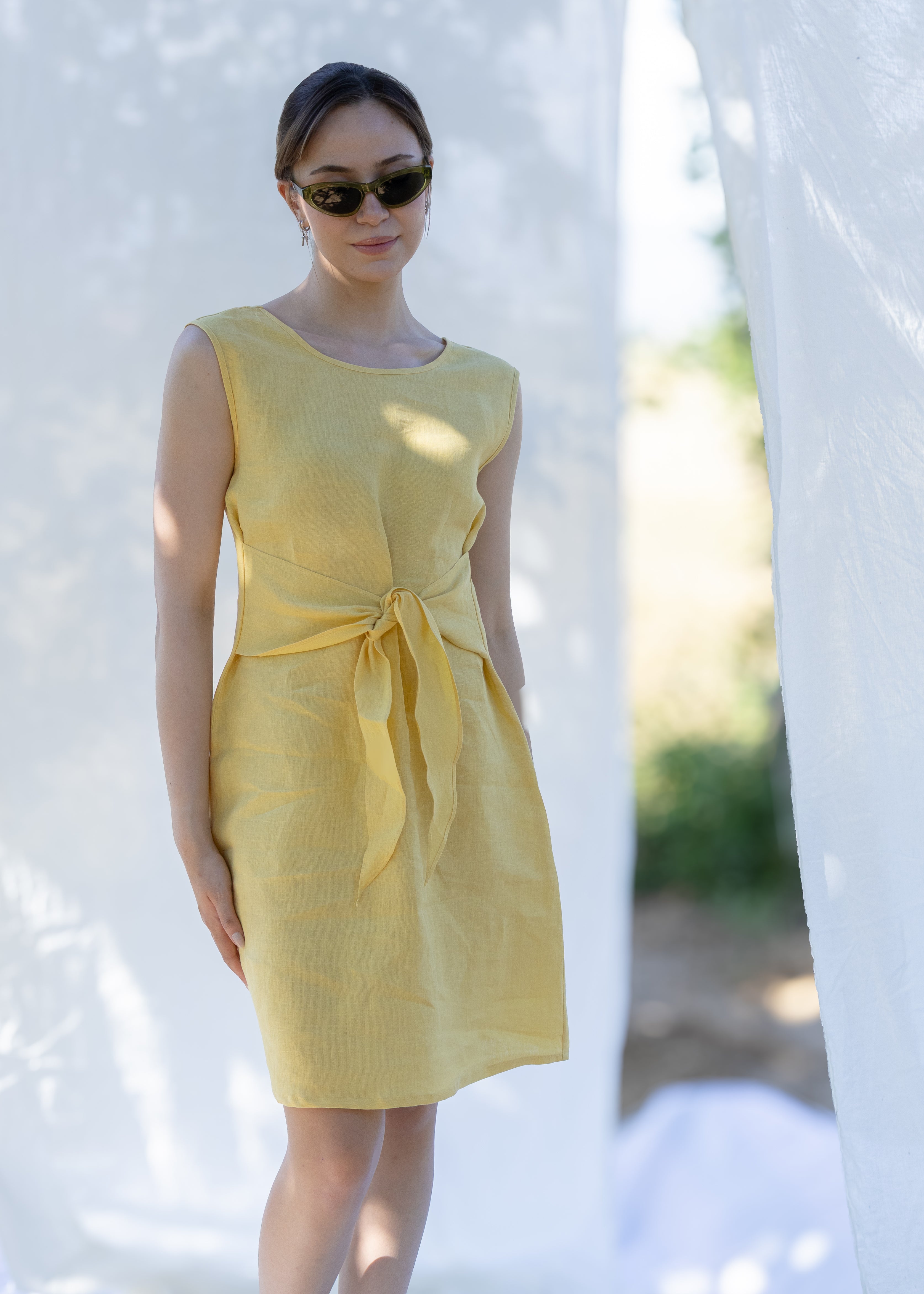 DALIA KETEN ELBISE