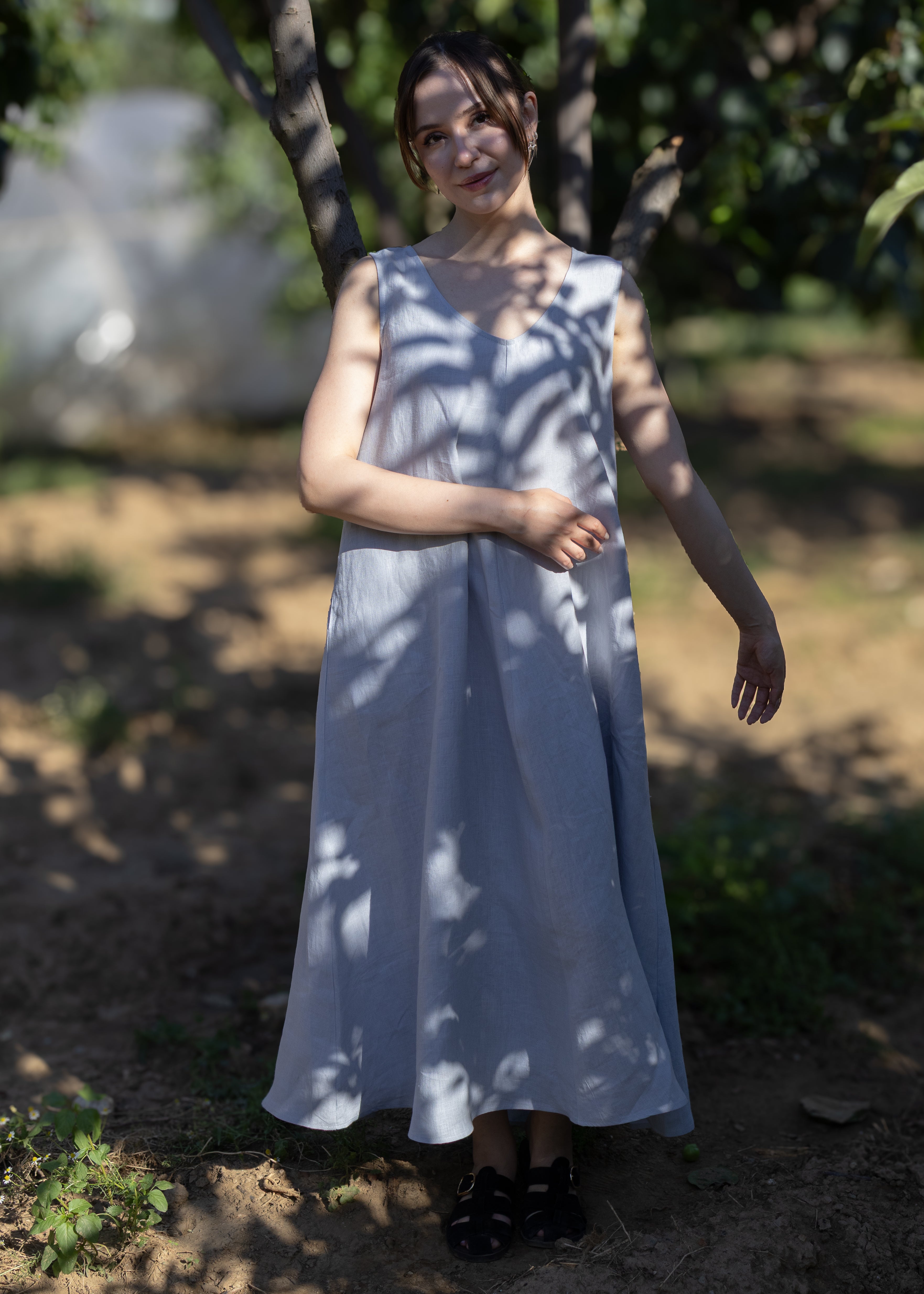 GAIA KETEN ELBISE