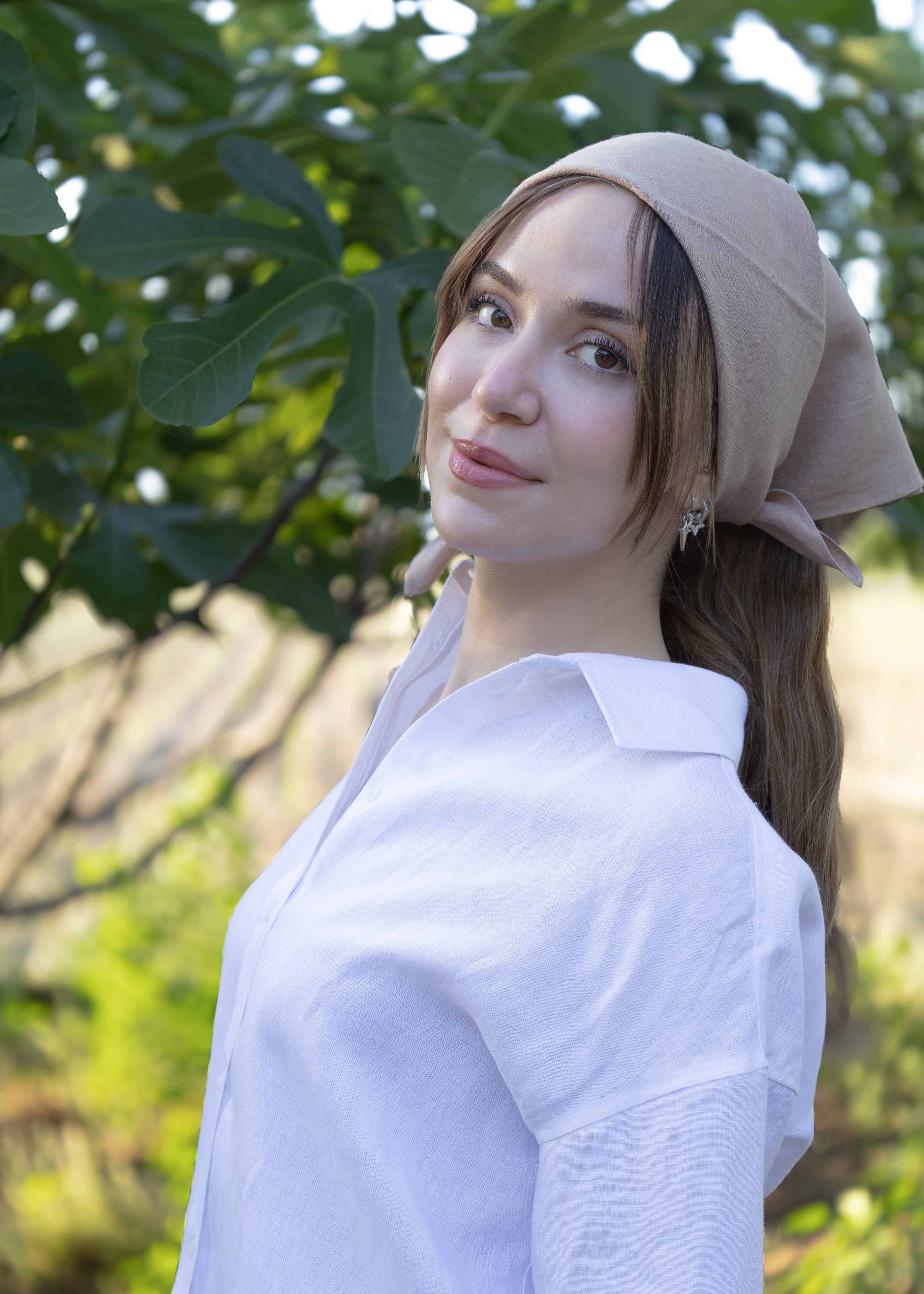 SCARLET KETEN FULAR