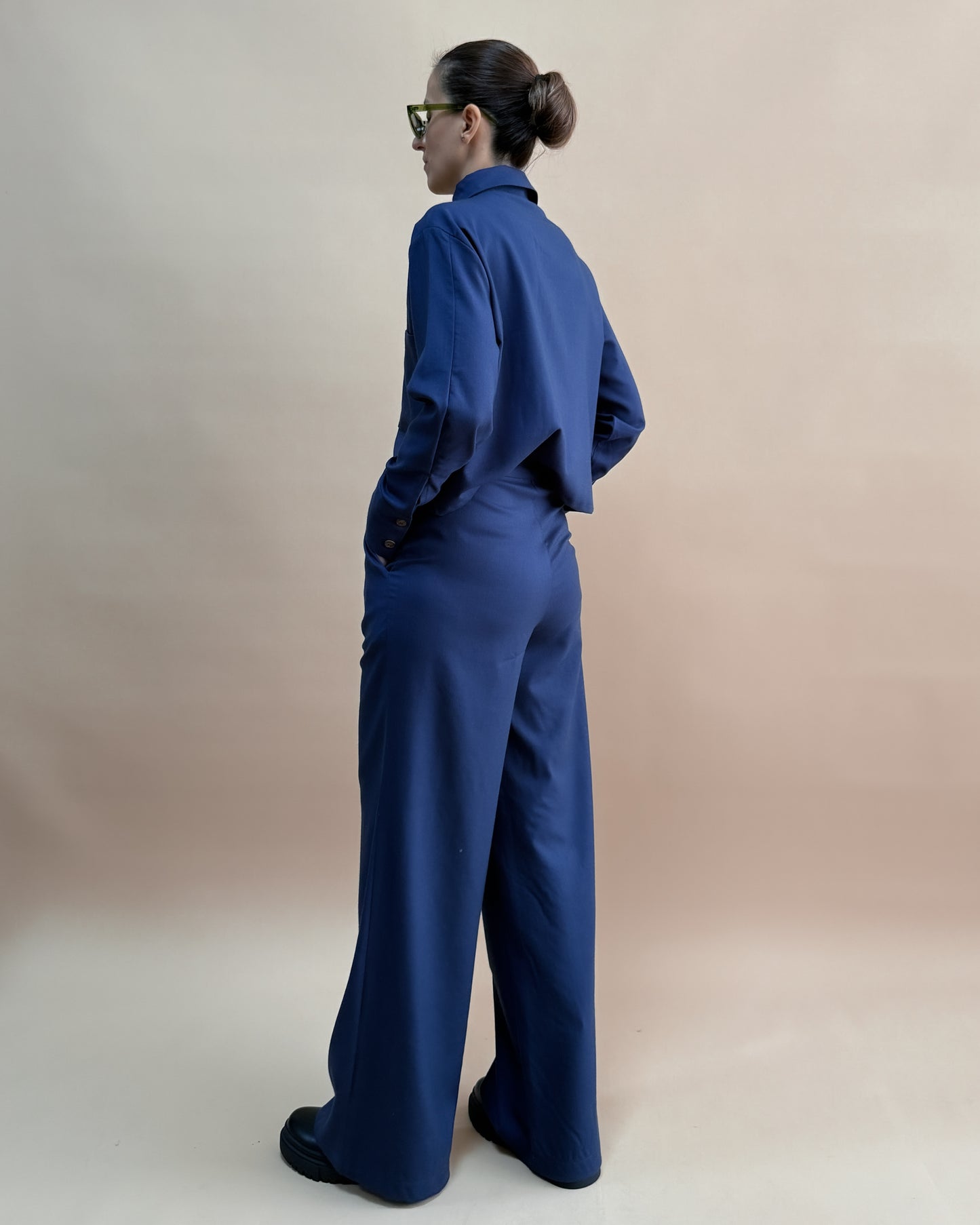 SAF MERİNO YÜN CEKET