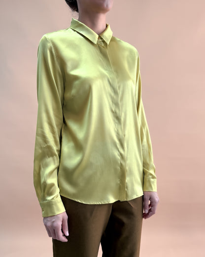 SAF İPEK KLASİK GÖMLEK