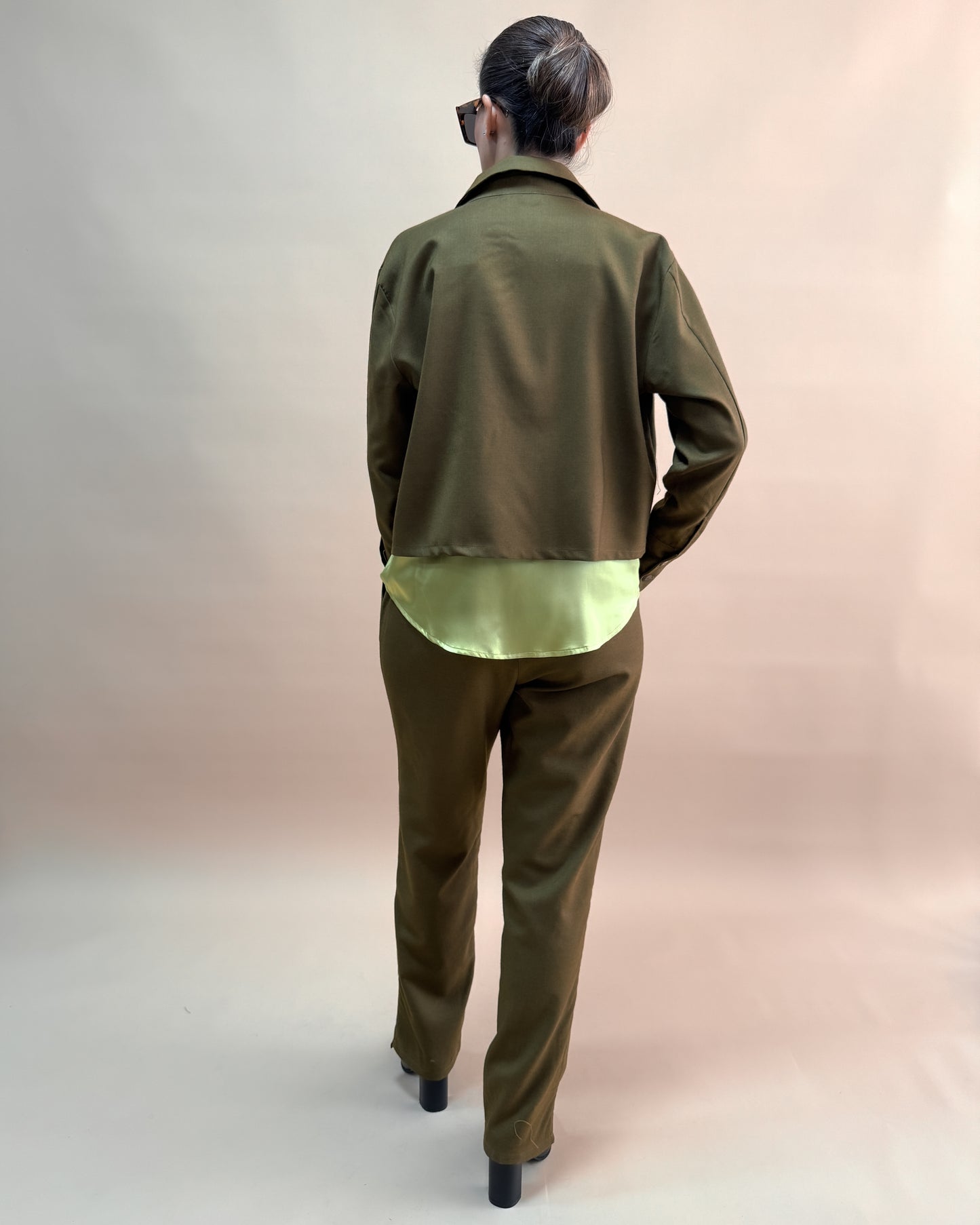 SAF MERİNO YÜN CEKET