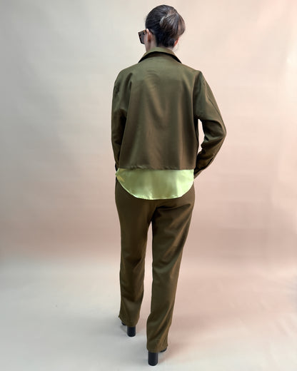 SAF MERİNO YÜN CEKET