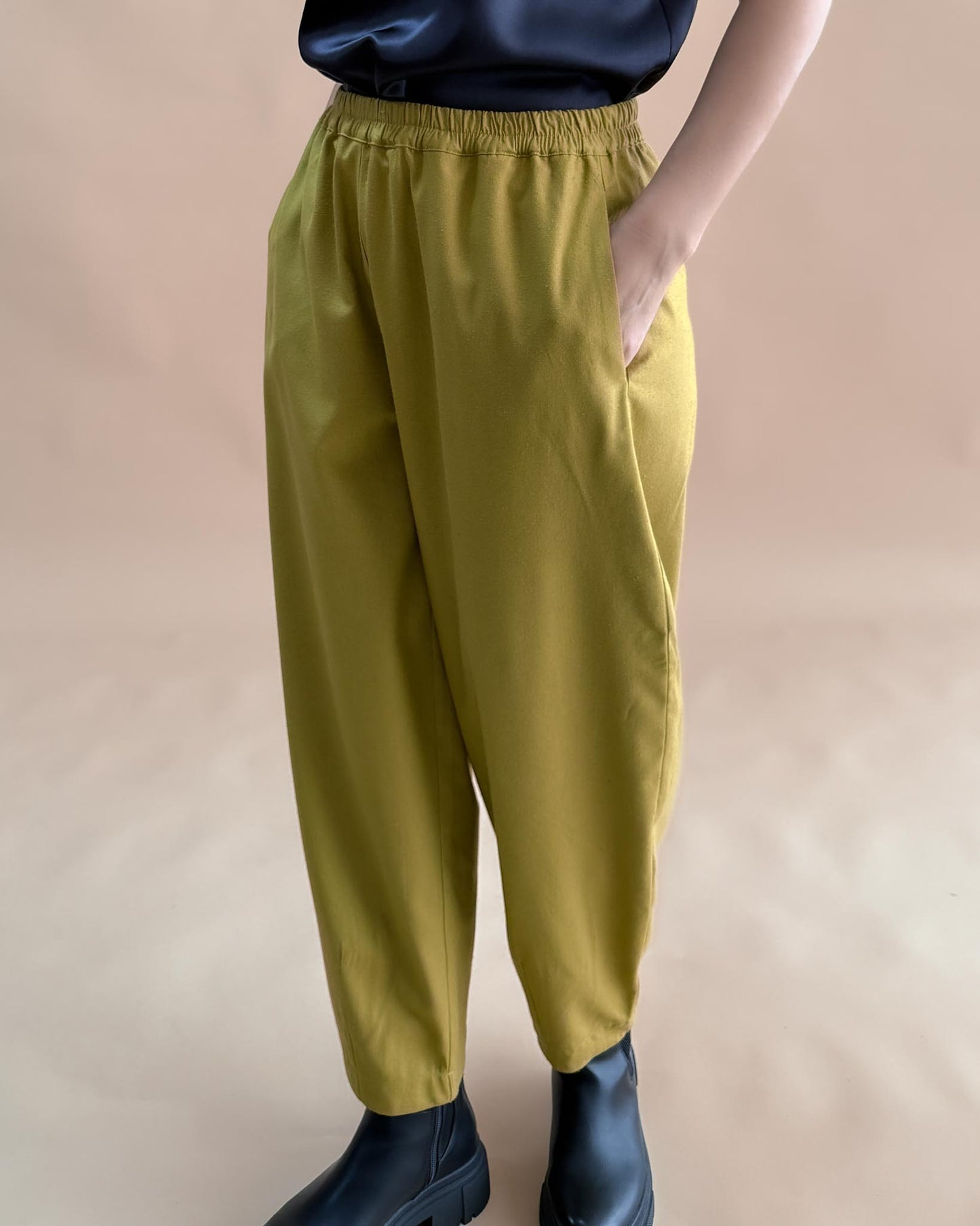 BURET İPEK SOFT BARREL PANTOLON