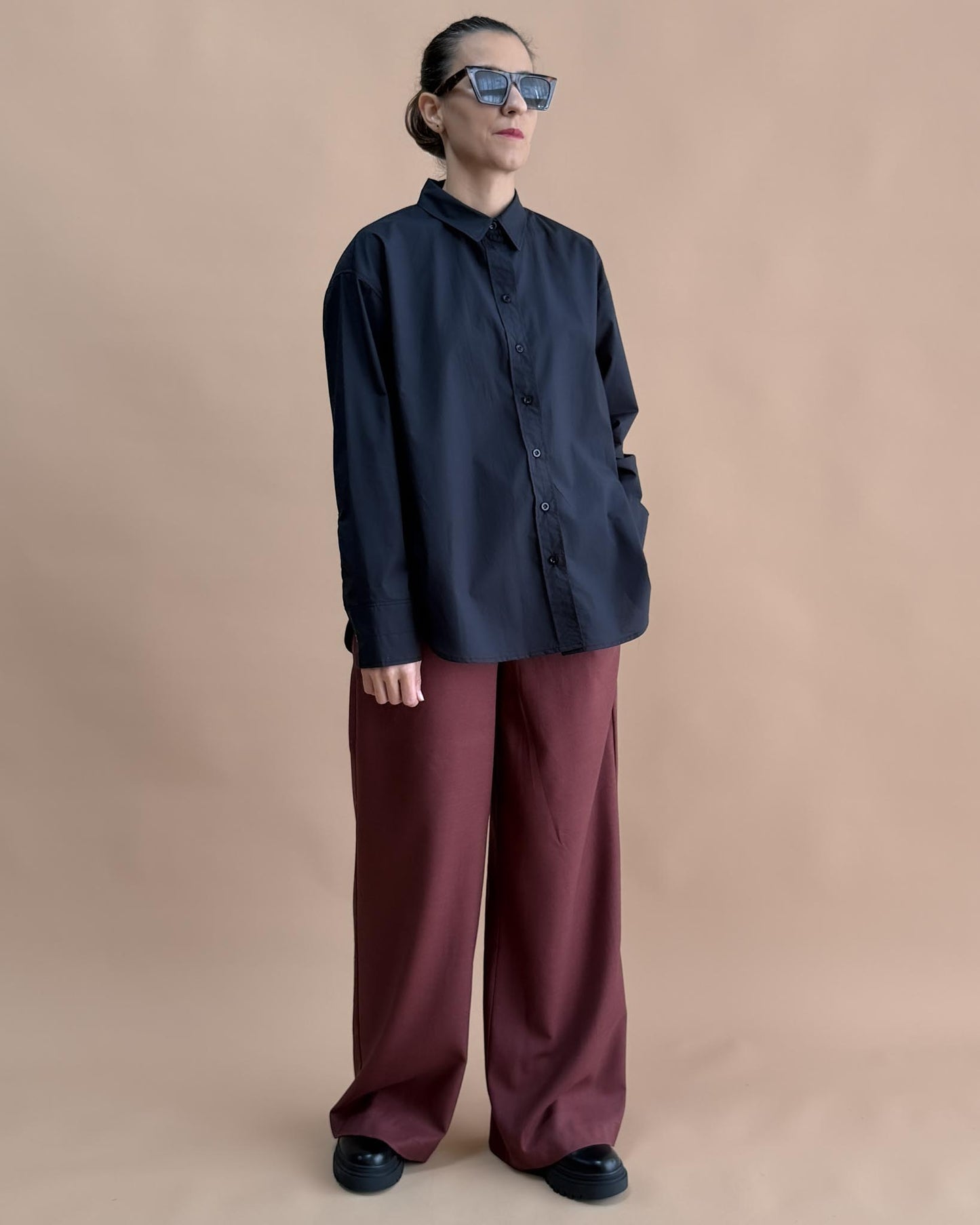 POPLİN OVERSIZE GÖMLEK