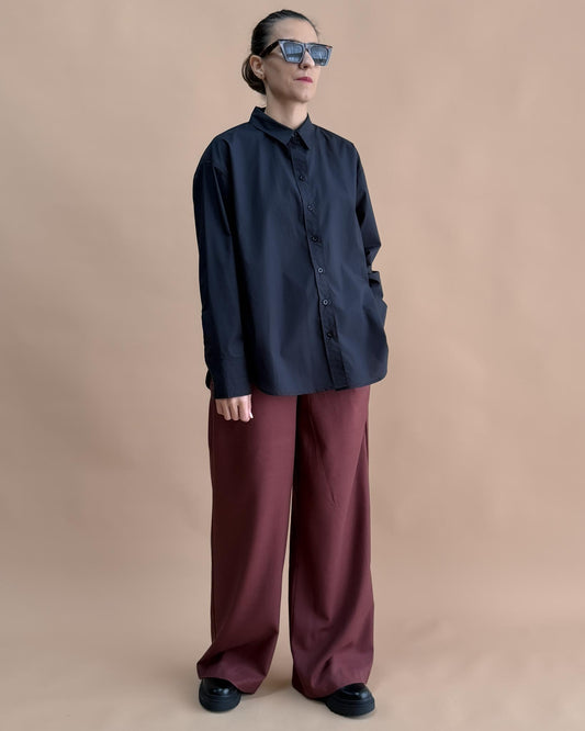 POPLİN OVERSIZE GÖMLEK