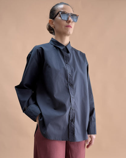 POPLİN OVERSIZE GÖMLEK