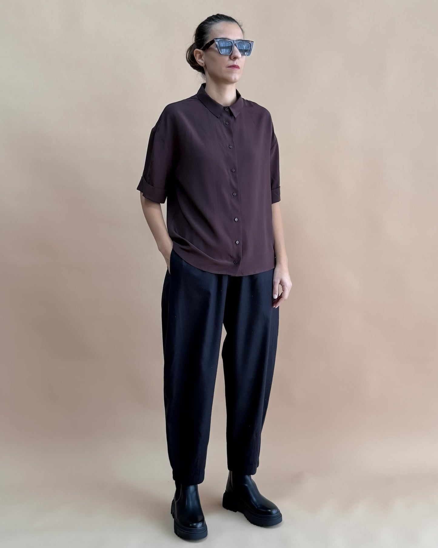 BURET İPEK SOFT BARREL PANTOLON