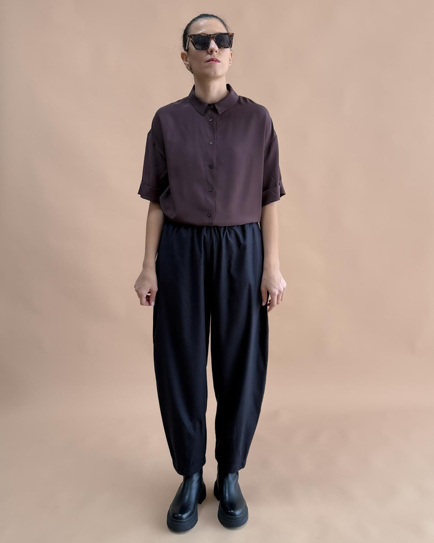 BURET İPEK SOFT BARREL PANTOLON