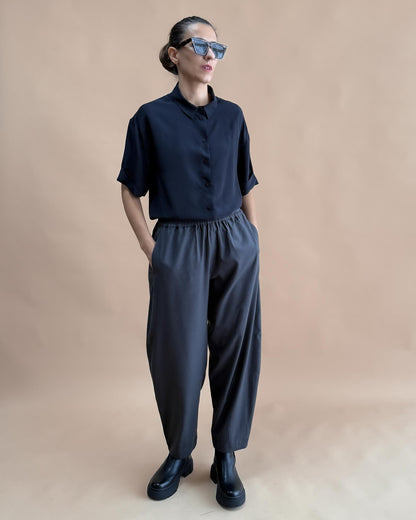 BURET İPEK SOFT BARREL PANTOLON