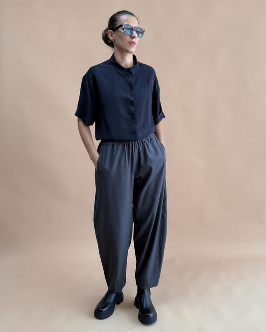 BURET İPEK SOFT BARREL PANTOLON