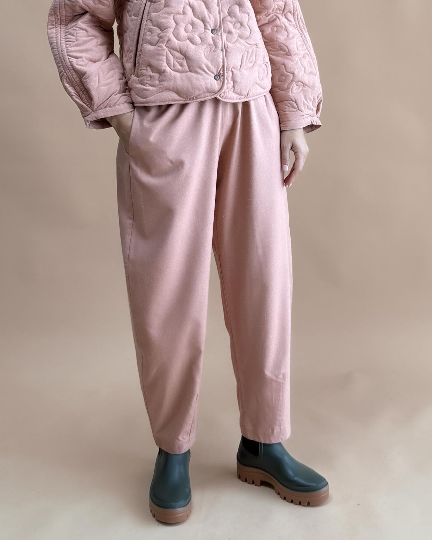 BURET İPEK SOFT BARREL PANTOLON