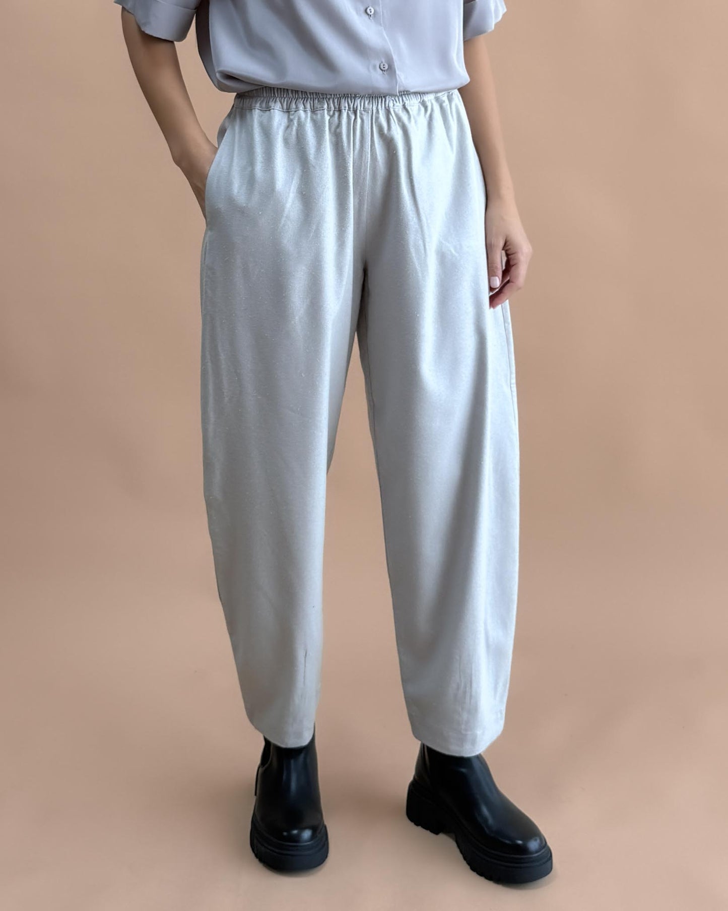 BURET İPEK SOFT BARREL PANTOLON