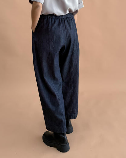 SOFT DENIM UTILITY PANTOLON