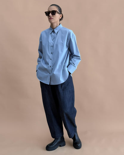 POPLİN OVERSIZE GÖMLEK