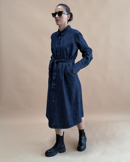 SOFT DENIM GÖMLEK ELBİSE