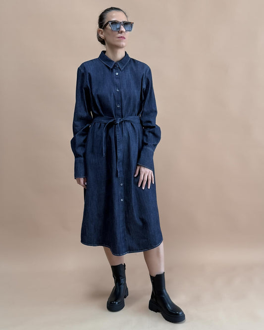 SOFT DENIM GÖMLEK ELBİSE
